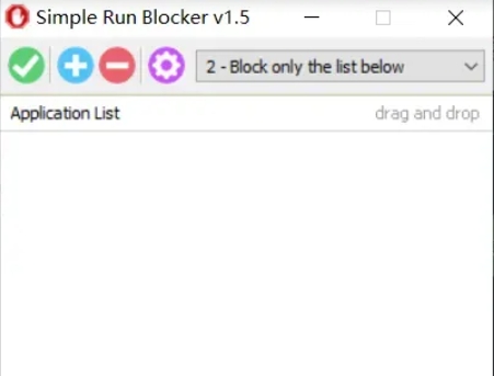 阻止程序运行工具，解决内存占用的问题，绿色免安装哦