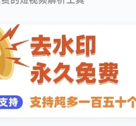 净印去水印神器，永久免费，图片/视频都支持